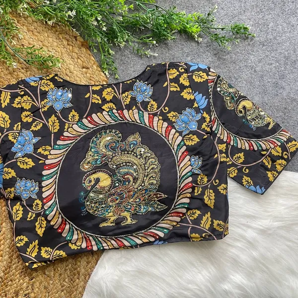 Green_Silk_Blouse_For_Women