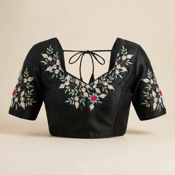 Black_Silk_Blouse_For_Women