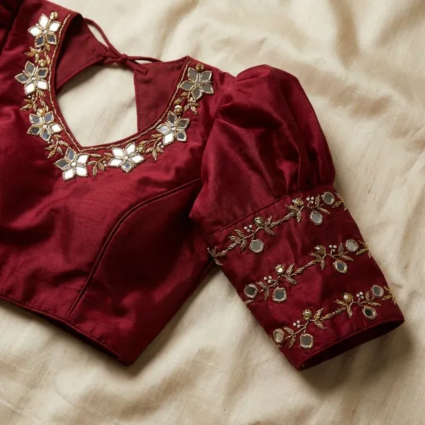 Red_Silk_Blouse_For_Women