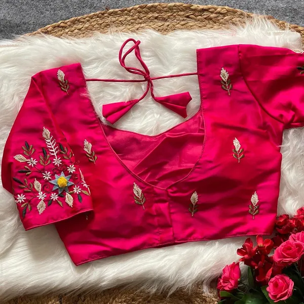 Red_Silk_Blouse_For_Women