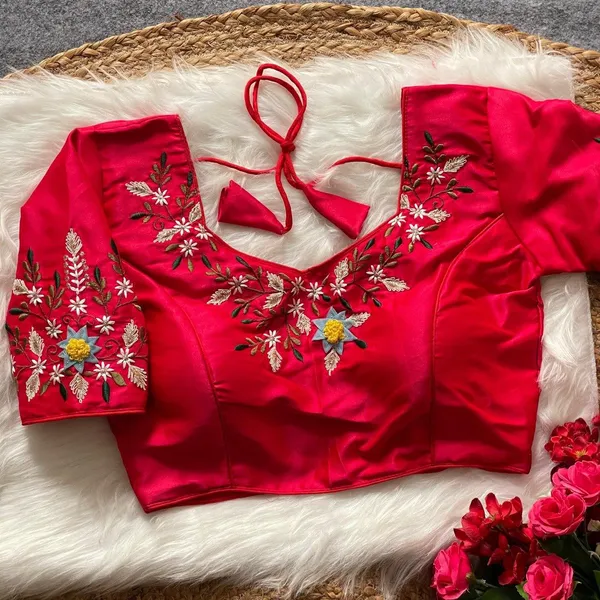 Red_Silk_Blouse_For_Women