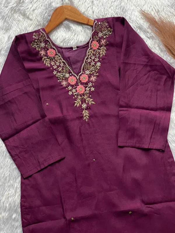 Purple_Cotton_Kurta_Set_For_Women