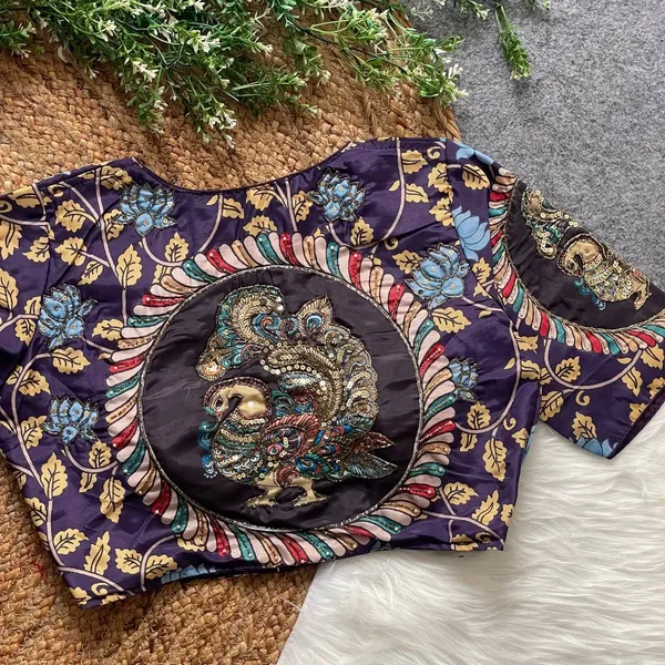 Wine_Silk_Blouse_For_Women