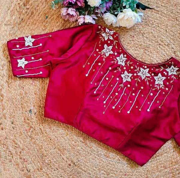 Red_Silk_Blouse_For_Women