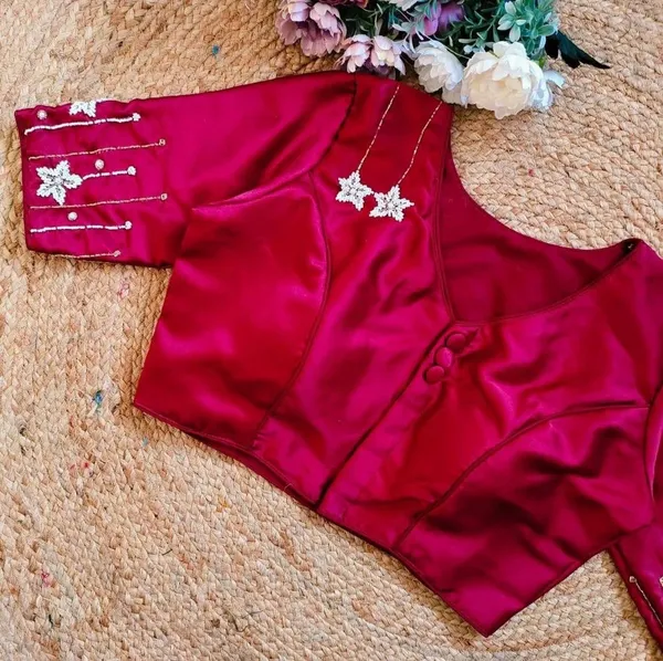 Red_Silk_Blouse_For_Women
