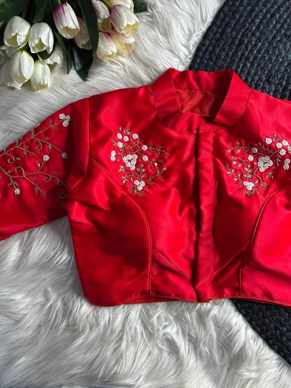Red_Silk_Blouse_For_Women