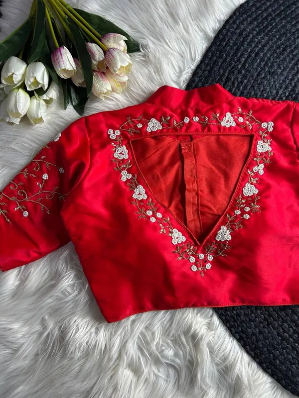 Red_Silk_Blouse_For_Women