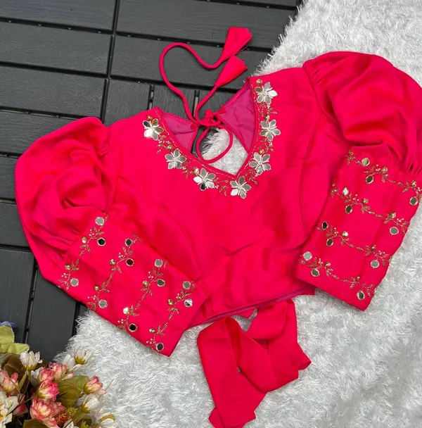 Pink_Silk_Blouse_For_Women