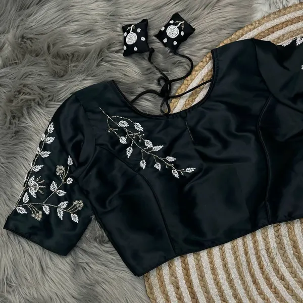 Black_Silk_Blouse_For_Women