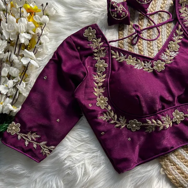 Purple_Silk_Blouse_For_Women