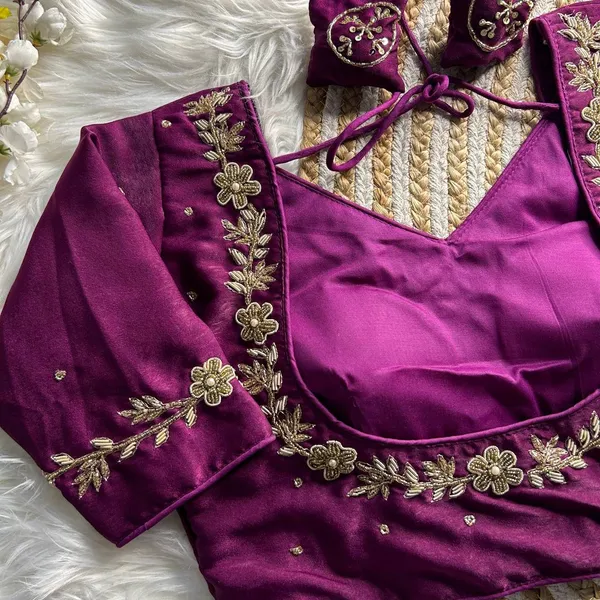 Purple_Silk_Blouse_For_Women