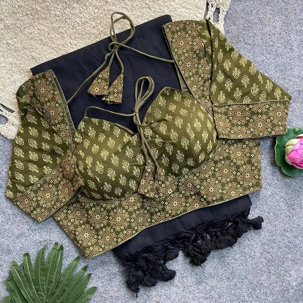 Green_Silk_Blouse_For_Women