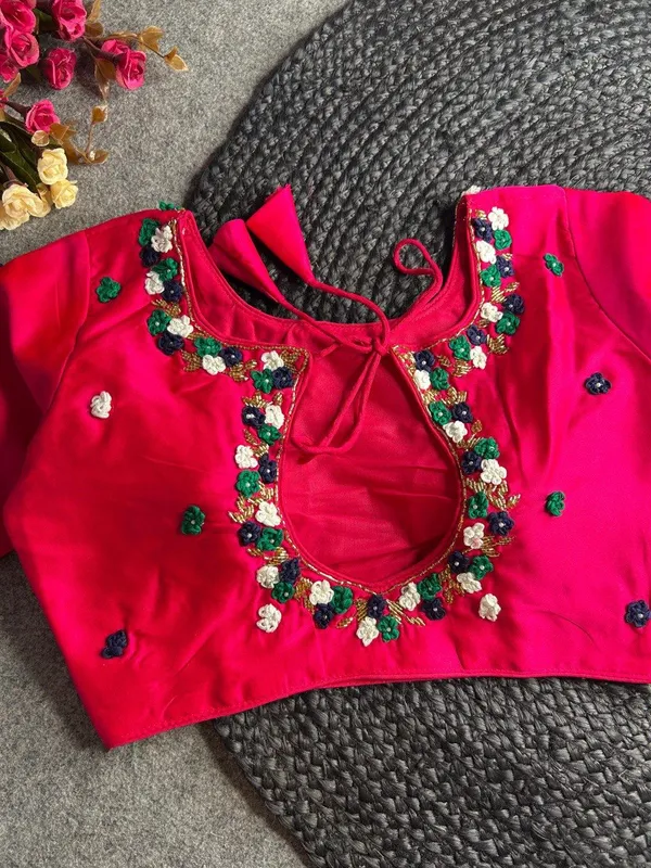 Pink_Silk_Blouse_For_Women