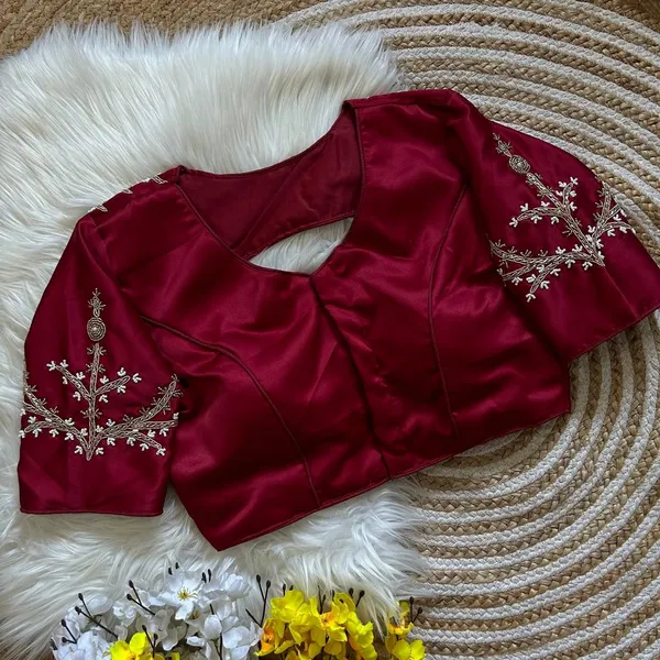 Red_Silk_Blouse_For_Women