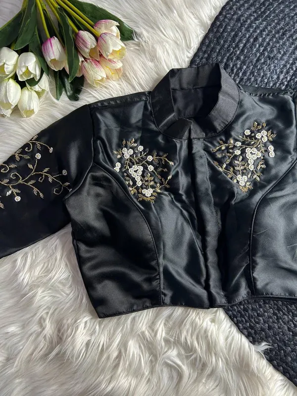 Black_Silk_Blouse_For_Women