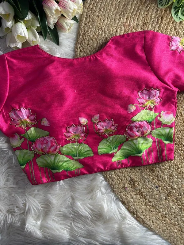 Pink_Silk_Blouse_For_Women