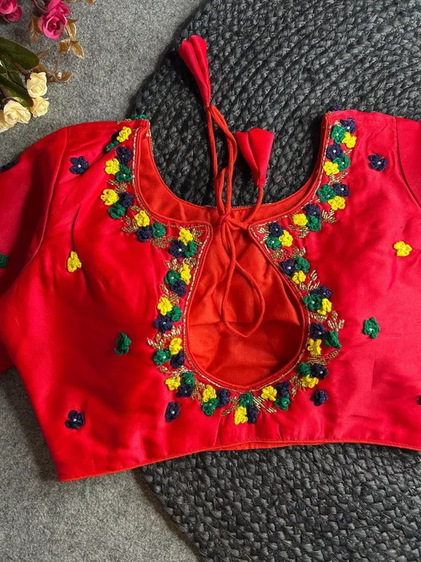Red_Silk_Blouse_For_Women