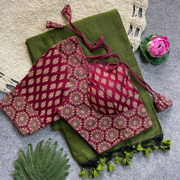 Maroon_Silk_Blouse_For_Women