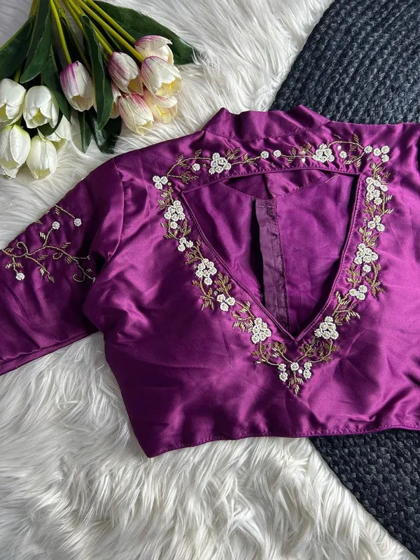 Purple_Silk_Blouse_For_Women