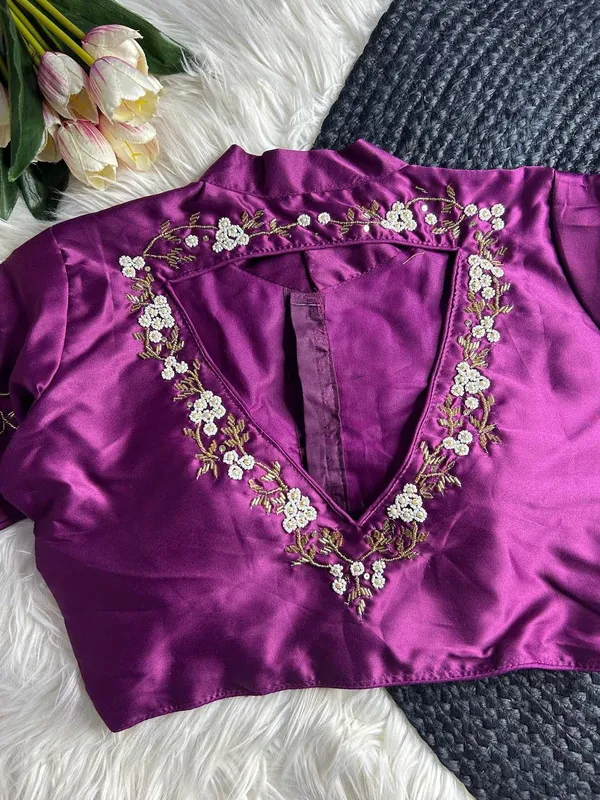 Purple_Silk_Blouse_For_Women