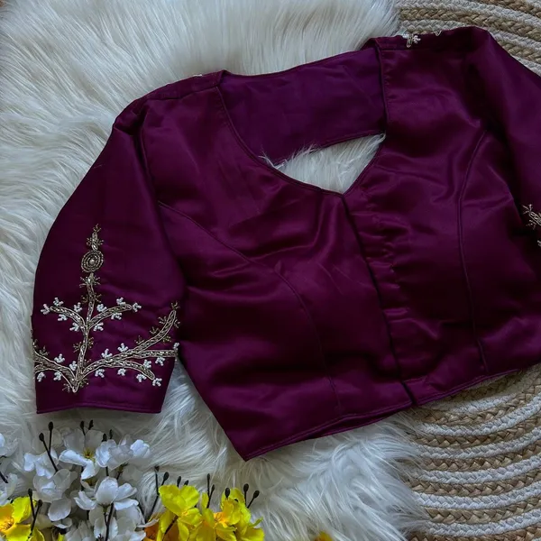 Purple_Silk_Blouse_For_Women