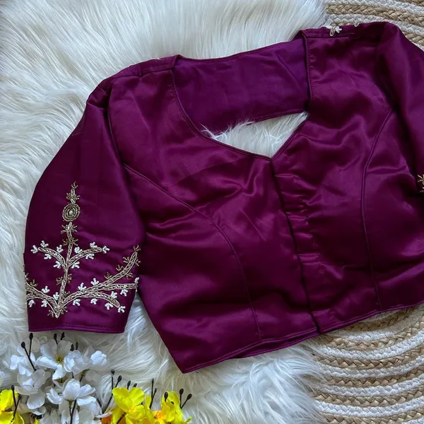 Purple_Silk_Blouse_For_Women