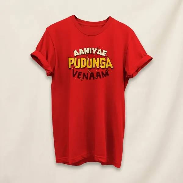 Red_Cotton_Premium_T_Shirts_For_Mens_And_Womens