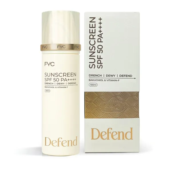 FYC_Sunscreen_SPF_50_PA++++_(100ml)_|_Lightweight_Broad_Spectrum_Protection