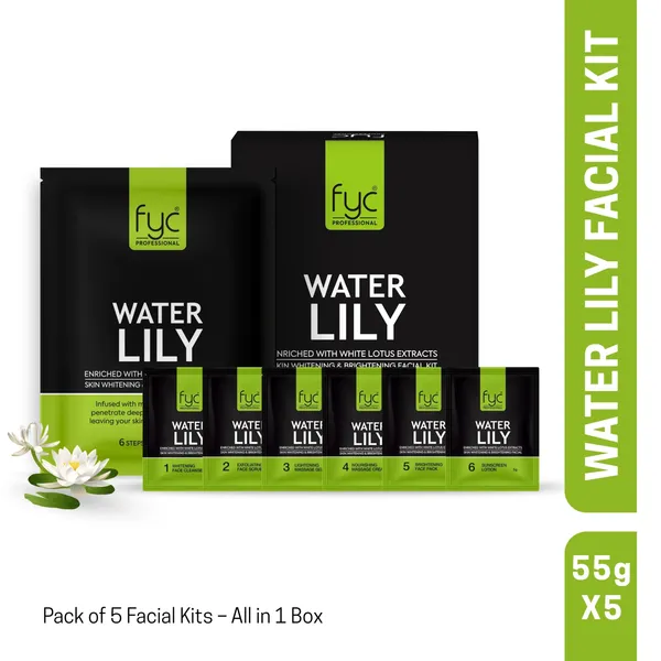 Fyc_Water_Lily_6_Steps_Facial_Kit_Pack_Of_5_(55G_Each)