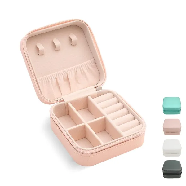 Pink_Portable_Travel_Jewellery_Organizer_Box_For_Women_And_Girls