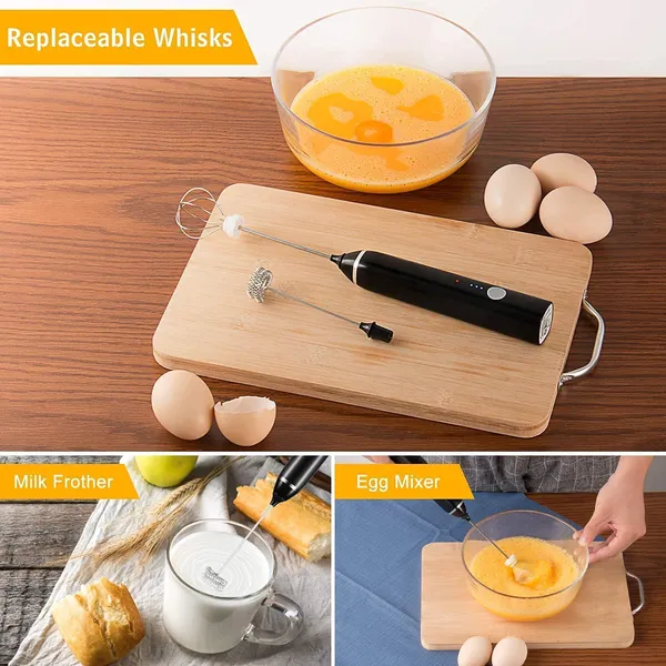 Black_Electric_Handheld_Milk_Frother_For_Coffee_Rechargeable_Drink_Mixer_And_Egg_Beater_With_3_Adjustable_Speeds