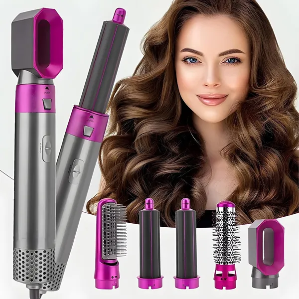 Pink_5_In_1_Professional_Multi_Functional_Hair_Dryer_Brush_Automatic_Air_Curler_And_Straightener_Hair_Styler_For_Women