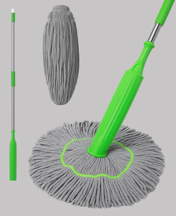 Grey_Super_Absorbent_Microfiber_Twist_Mop_With_Telescopic_Stainless_Steel_Handle