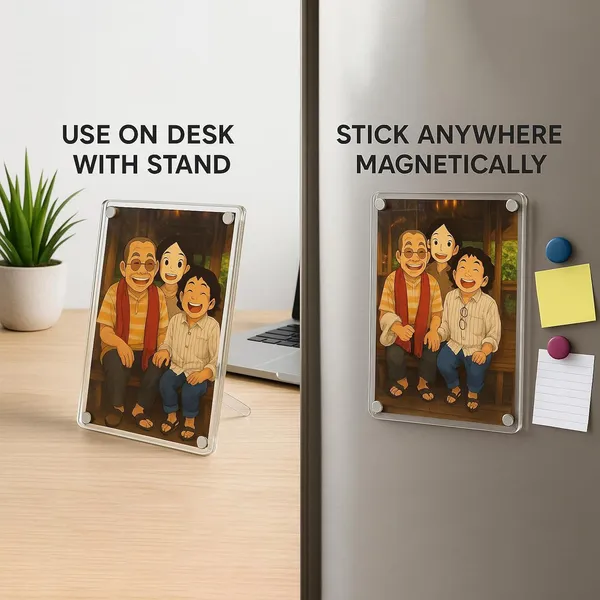 Acrylic_Magnetic_2_in_1_Photo_Frame_(Pack_of_2)_|_Personalized_Fridge_Magnet_&_Table_Photo_Stand_|_Custom_Acrylic_Photo_Frame_|_GIFTTYE_India
