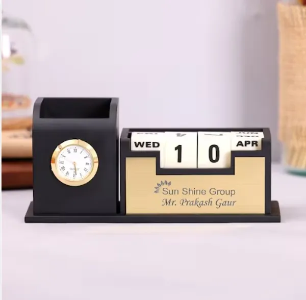 Personalized_Wooden_Desk_Companion_|_Custom_Wooden_Desk_Organizer_with_Calendar,_Clock_&_Pen_Holder_|_Personalized_Office_Table_Organizer_Gift