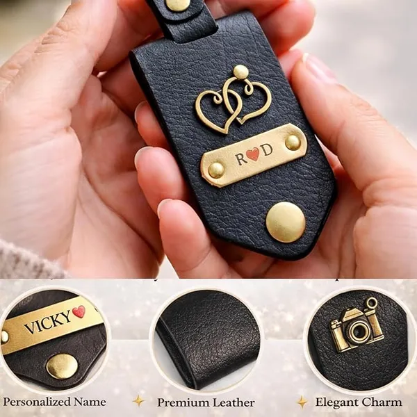 Personalized_Leather_Photo_Keychain_with_Custom_Name_&_Charm_–_Custom_Photo_Printed_Keyring_|_Personalized_Gift_for_Men_&_Women