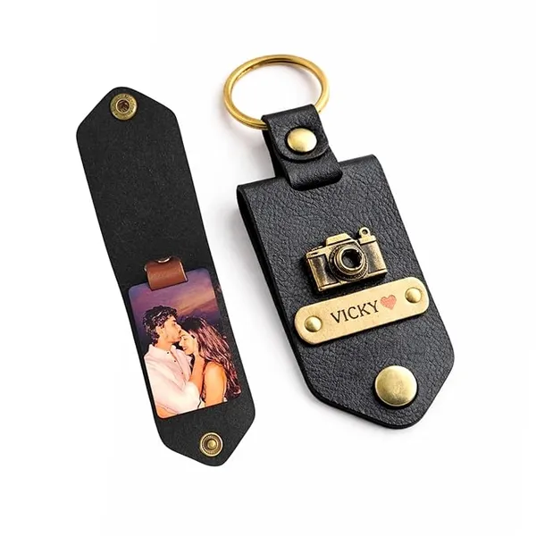 Personalized_Leather_Photo_Keychain_with_Custom_Name_&_Charm_–_Custom_Photo_Printed_Keyring_|_Personalized_Gift_for_Men_&_Women