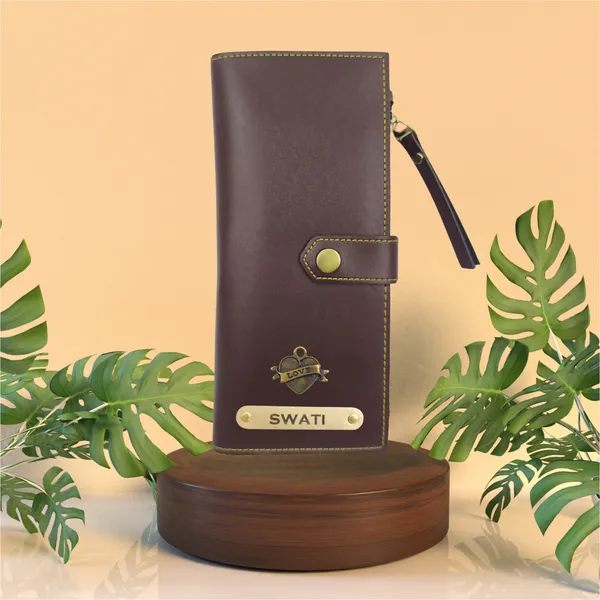 Customized_Women's_Wallet_Bifold_Clutch_Personalized_Leather_Wallet_with_Name_&_Initials