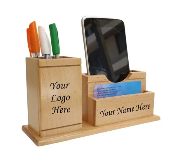 Personalized_Wooden_Desk_Organizer_with_Pen_Holder,_Card_Holder_&_Mobile_Stand_–_Custom_Name_Engraved_Office_Table_Organizer