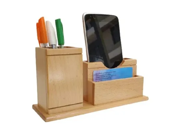 Personalized_Wooden_Desk_Organizer_with_Pen_Holder,_Card_Holder_&_Mobile_Stand_–_Custom_Name_Engraved_Office_Table_Organizer