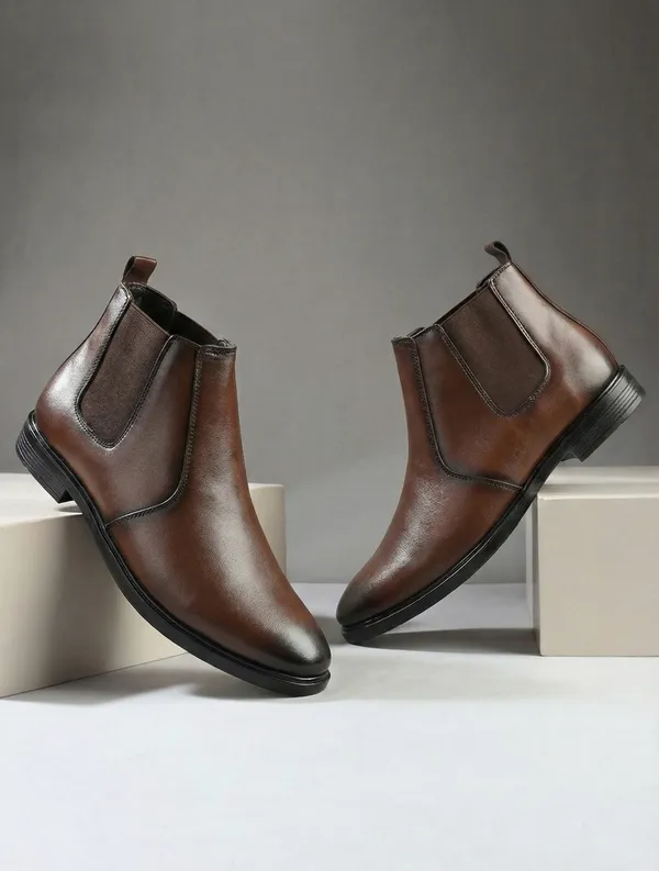 Brown_Synthetic_Leather_Chelsea_Boot_For_Men