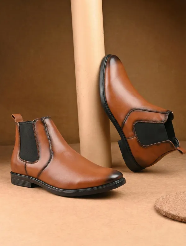 Tan_Synthetic_Leather_Chelsea_Boot_For_Men