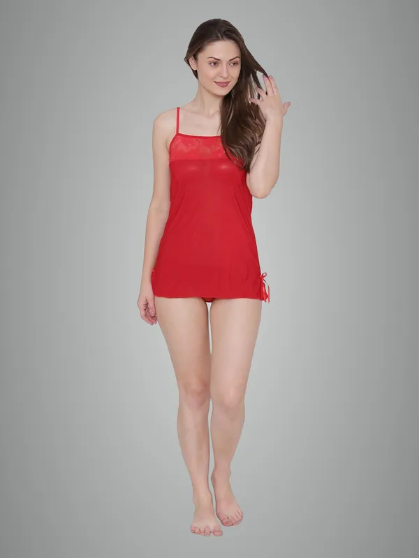 Red_Lace_Lycra_Blend_Lace_Self_Design_Babydoll_Lingerie_For_Women
