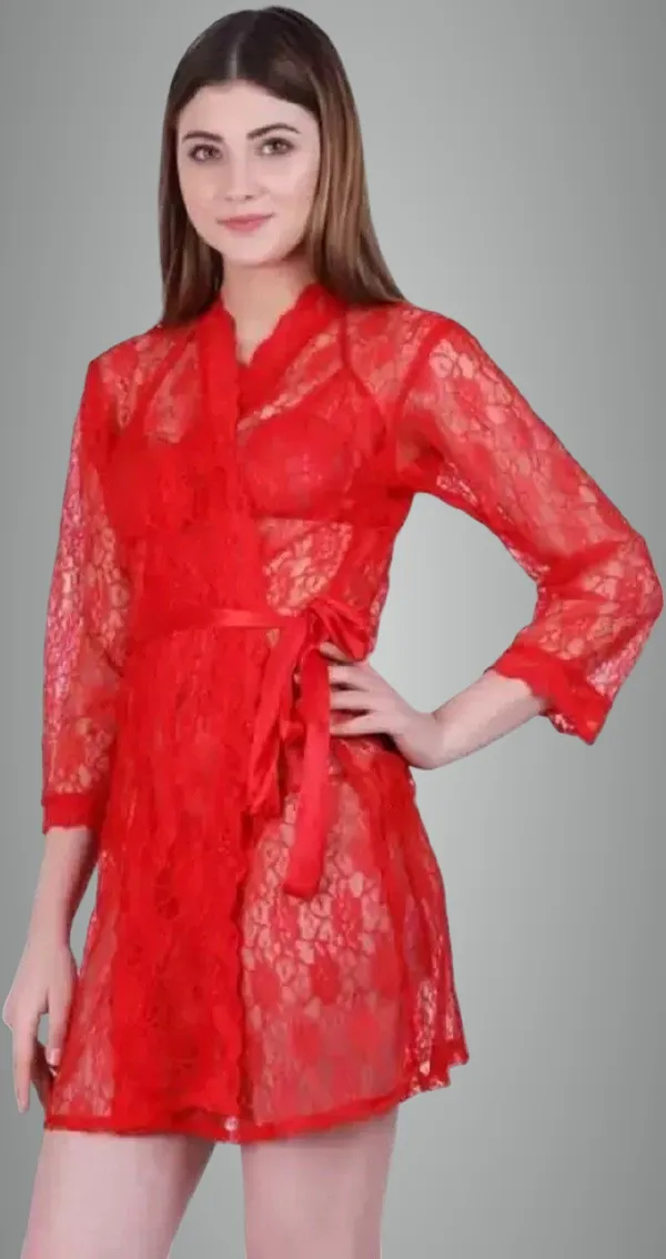 Red_Lace_Net_Self_Design_Babydoll_Lingerie_For_Women