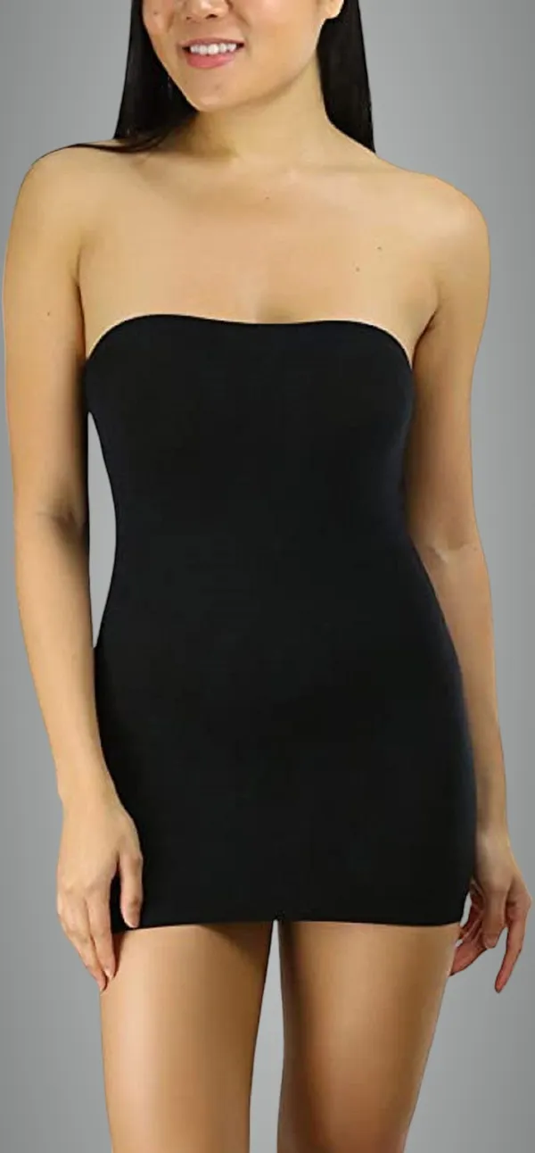 Black_Satin_Blend_Net_Solid_Babydoll_Lingerie_For_Women