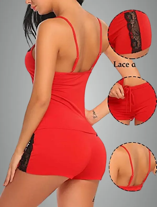 Red_Lycra_Blend_Self_Design_Babydoll_Lingerie_For_Women