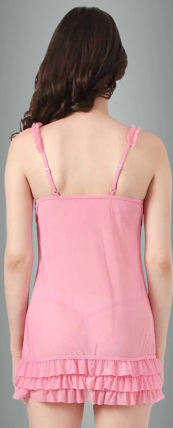 Pink_Net_Lace_Self_Design_Babydoll_Lingerie_For_Women