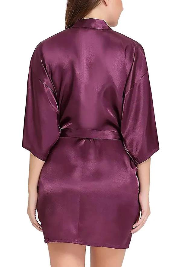 Women's_Satin_Solid_Short_Night_Robe_with_Waist_Tie_|_Wine_Purple_Satin_Nightwear_Kimono_Bathrobe_Premium_Wine_Purple_Satin_Robe_for_Women_–_Short_Kimono_Style_Nightdress_with_Belt_Women_Wine_Purple_Satin_Nighty_Robe_|_Lightweight_Short_Nightwear_Set