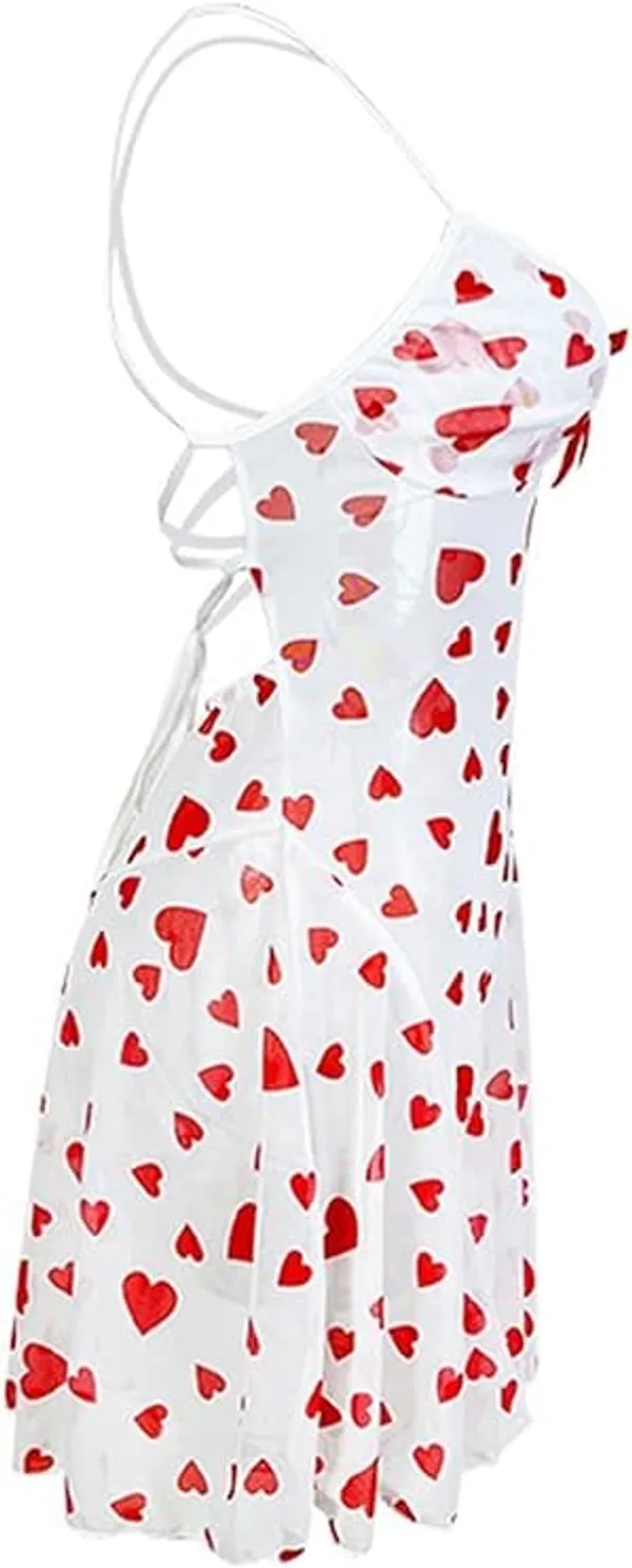 Women’s_Sheer_Heart_Print_Babydoll_Nightwear_Dress_|_Transparent_Mesh_Mini_Sleepwear_with_Bow_|_Romantic_Lingerie_for_Women