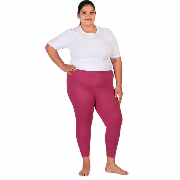 Dusty_Pink_Ankle_Leggings_Cotton_For_Women